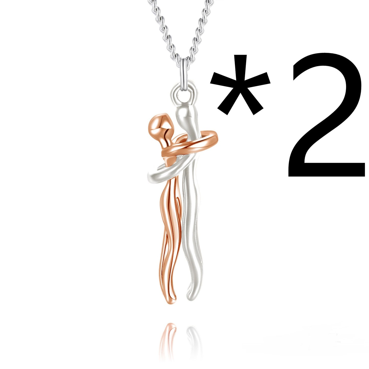 Hug Necklace – Symbol der Unzertrennlichkeit für Paare / Halskette - ❤️Princess Store❤️