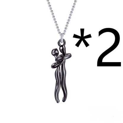 Hug Necklace – Symbol der Unzertrennlichkeit für Paare / Halskette - ❤️Princess Store❤️