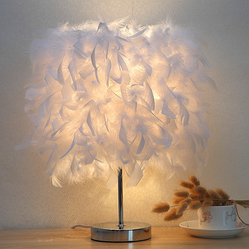 Feather bedroom cute girly night light - ❤️Princess Store❤️