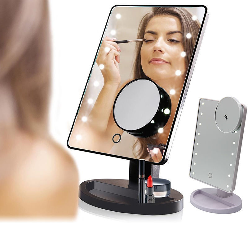 Makeup mirror with lamp desktop mirror - ❤️Princess Store❤️