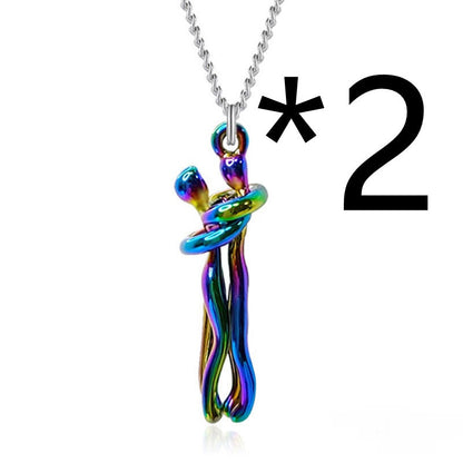 Hug Necklace – Symbol der Unzertrennlichkeit für Paare / Halskette - ❤️Princess Store❤️