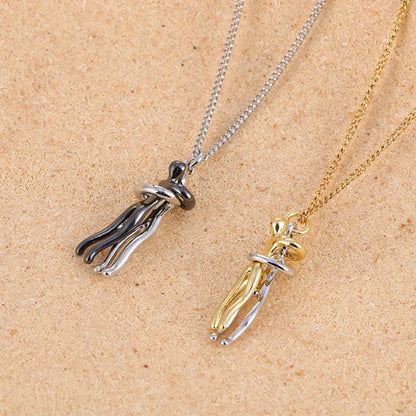 Hug Necklace – Symbol der Unzertrennlichkeit für Paare / Halskette - ❤️Princess Store❤️