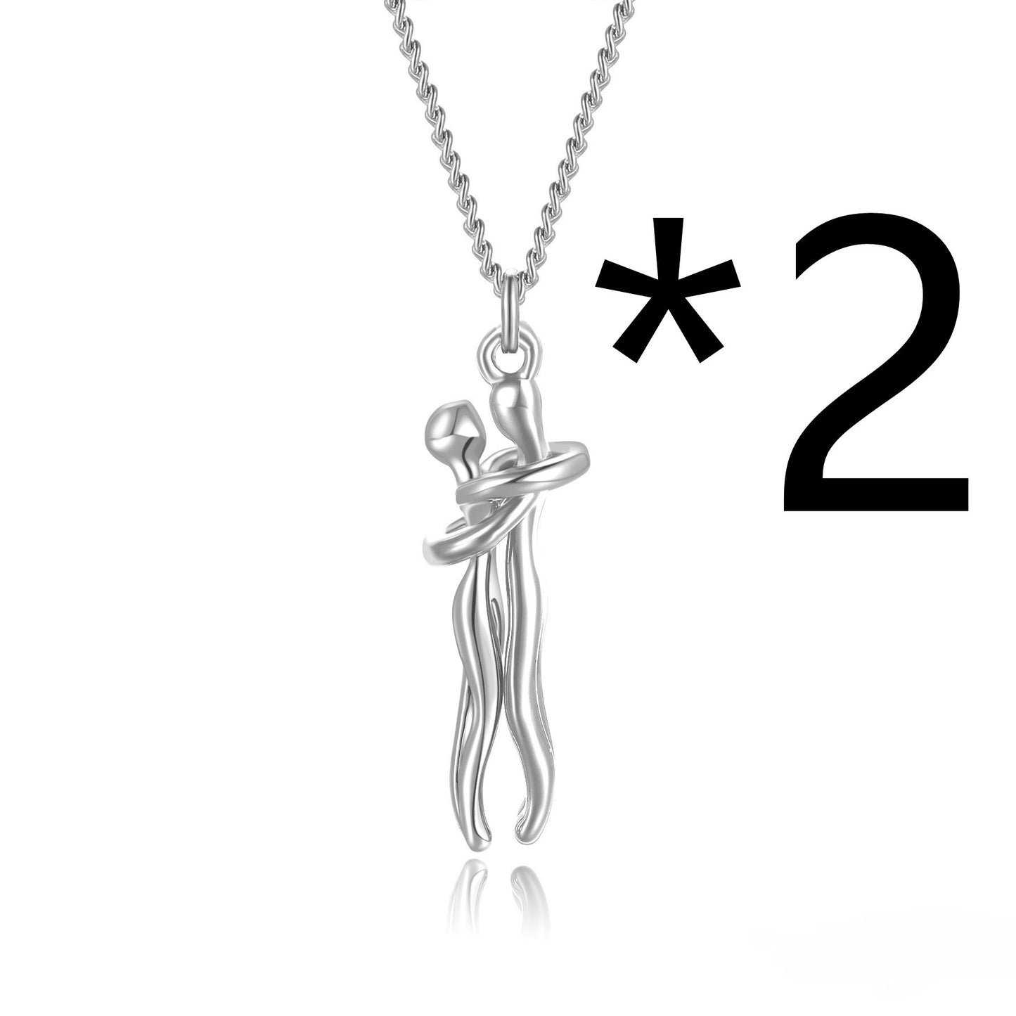 Hug Necklace – Symbol der Unzertrennlichkeit für Paare / Halskette - ❤️Princess Store❤️