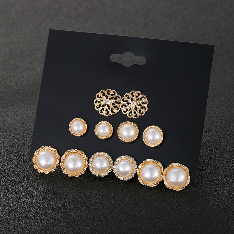 Earring Set Female Net Red Temperament Korean Jewelry - ❤️Princess Store❤️