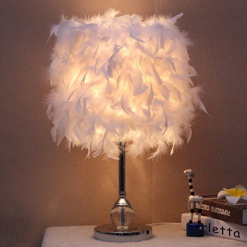 Feather bedroom cute girly night light - ❤️Princess Store❤️