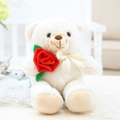 Rosen Plüsch-Teddybär - ❤️Princess Store❤️