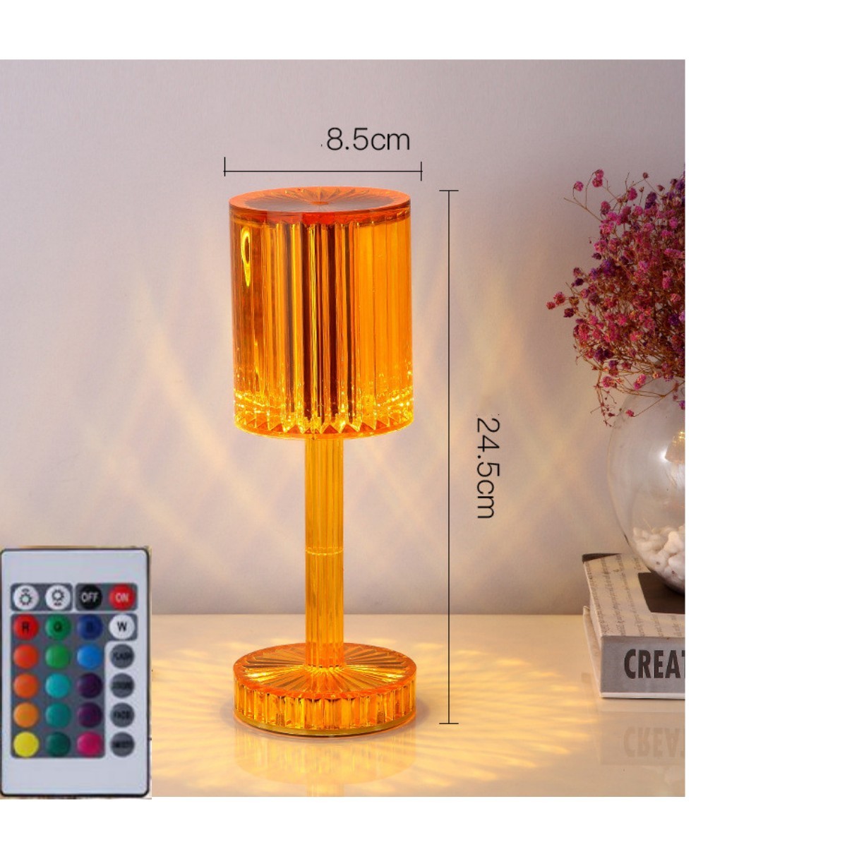 New Crystal Table Lamp - Romantic LED Night Light for Elegant Home Decor - ❤️Princess Store❤️