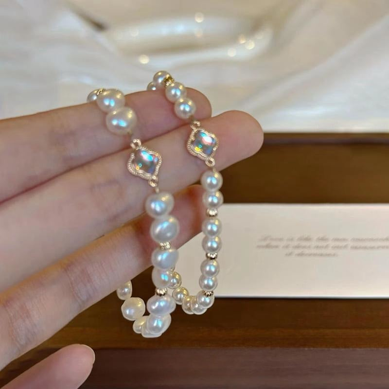 Pearl Clover Bracelet Exquisite Bracelet - ❤️Princess Store❤️