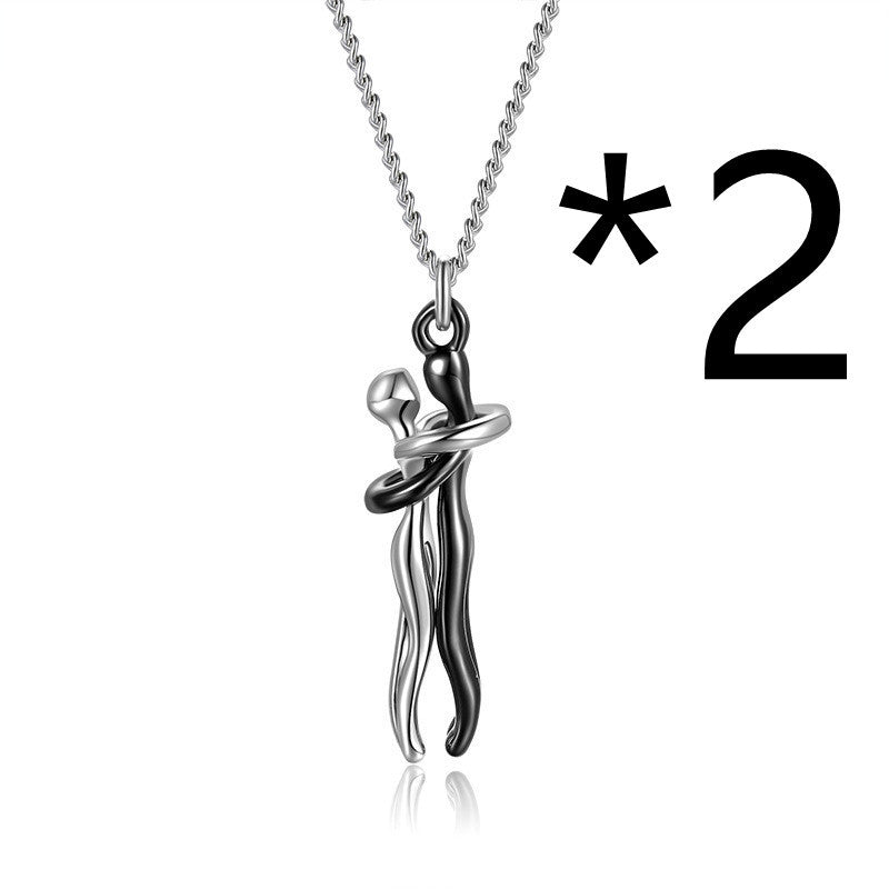 Hug Necklace – Symbol der Unzertrennlichkeit für Paare / Halskette - ❤️Princess Store❤️