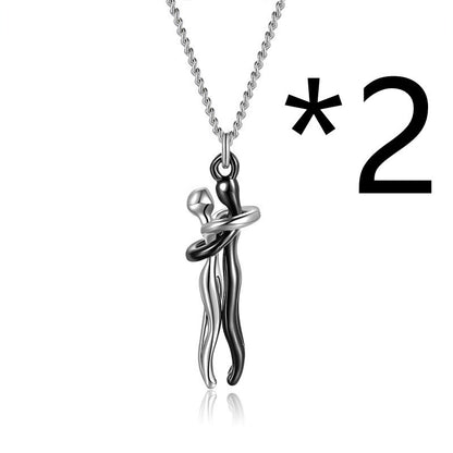 Hug Necklace – Symbol der Unzertrennlichkeit für Paare / Halskette - ❤️Princess Store❤️