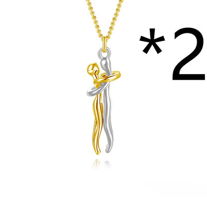 Hug Necklace – Symbol der Unzertrennlichkeit für Paare / Halskette - ❤️Princess Store❤️