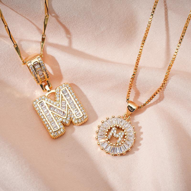 Diamond Crystal Kette 26-letter Double-layer Necklace - ❤️Princess Store❤️