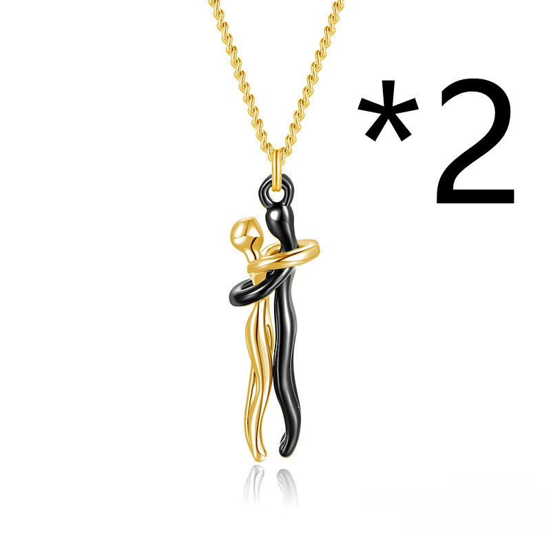 Hug Necklace – Symbol der Unzertrennlichkeit für Paare / Halskette - ❤️Princess Store❤️