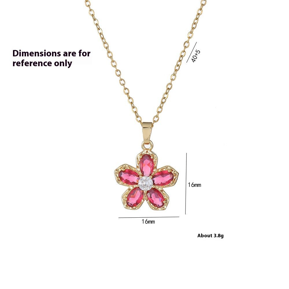 Flower Niche Design Pendant Elegant Necklace - ❤️Princess Store❤️