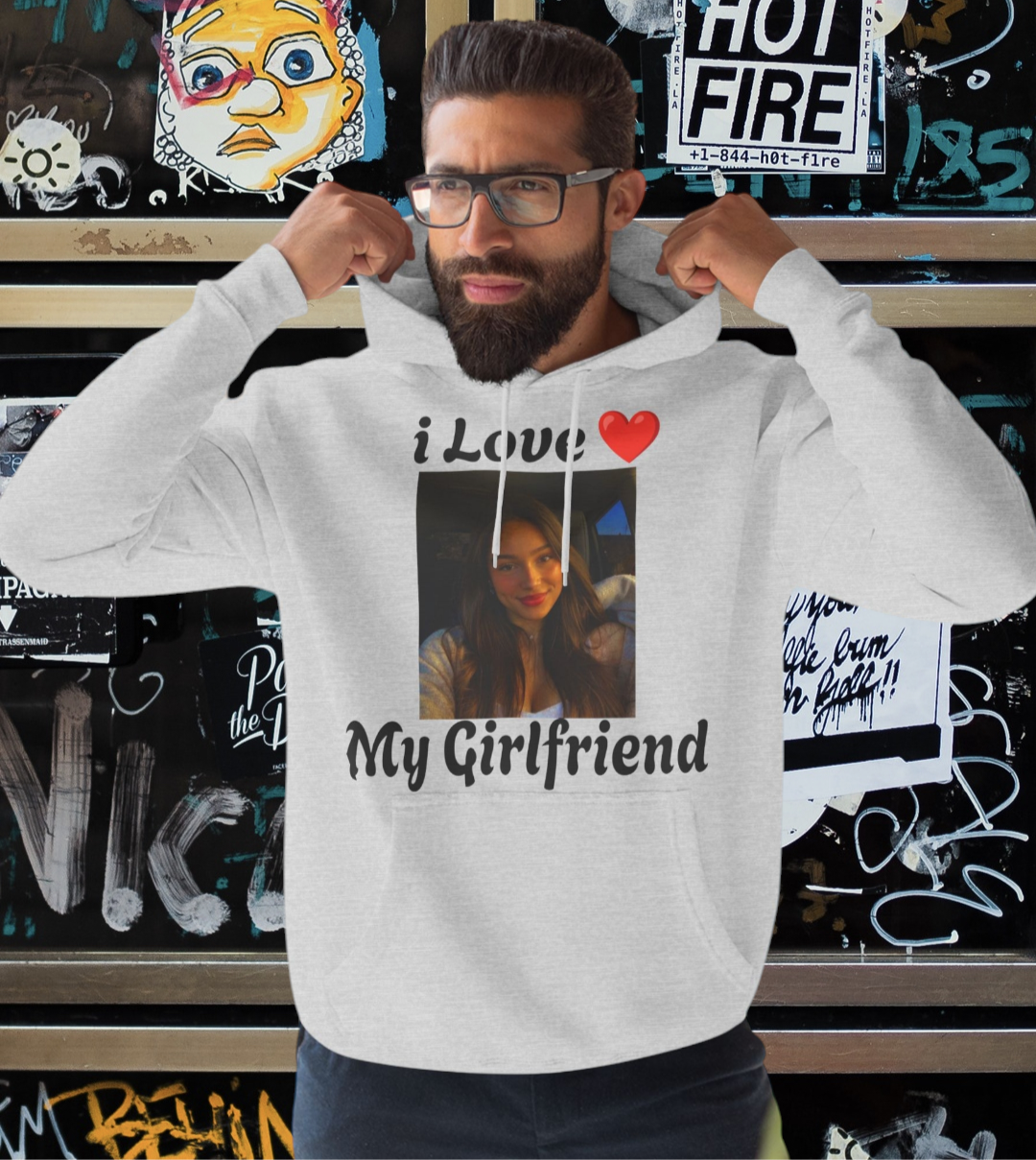 i Love my Girlfriend Hoodie - ❤️Princess Store❤️