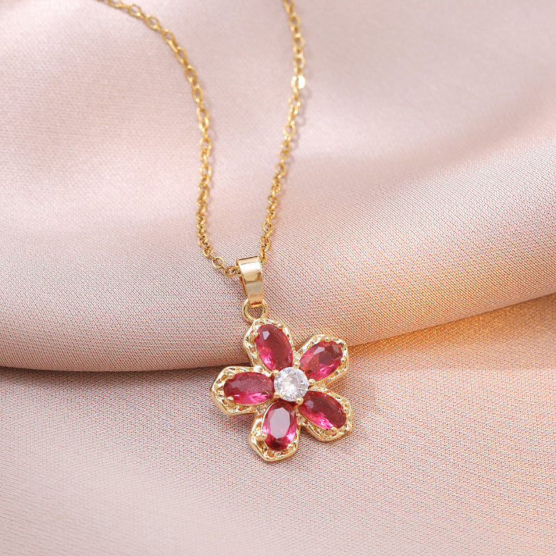 Flower Niche Design Pendant Elegant Necklace - ❤️Princess Store❤️