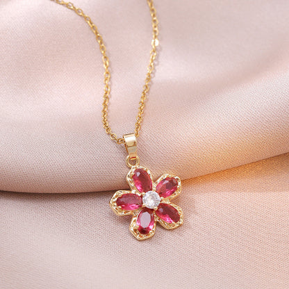 Flower Niche Design Pendant Elegant Necklace - ❤️Princess Store❤️