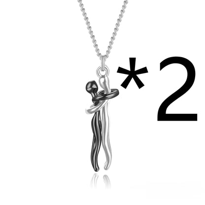 Hug Necklace – Symbol der Unzertrennlichkeit für Paare / Halskette - ❤️Princess Store❤️