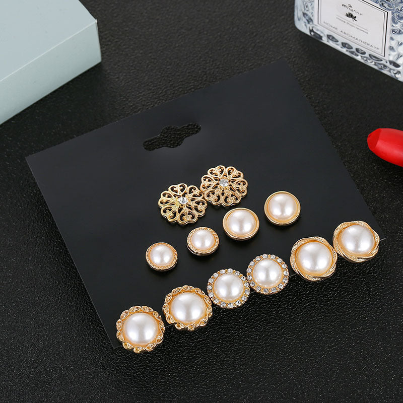 Earring Set Female Net Red Temperament Korean Jewelry - ❤️Princess Store❤️